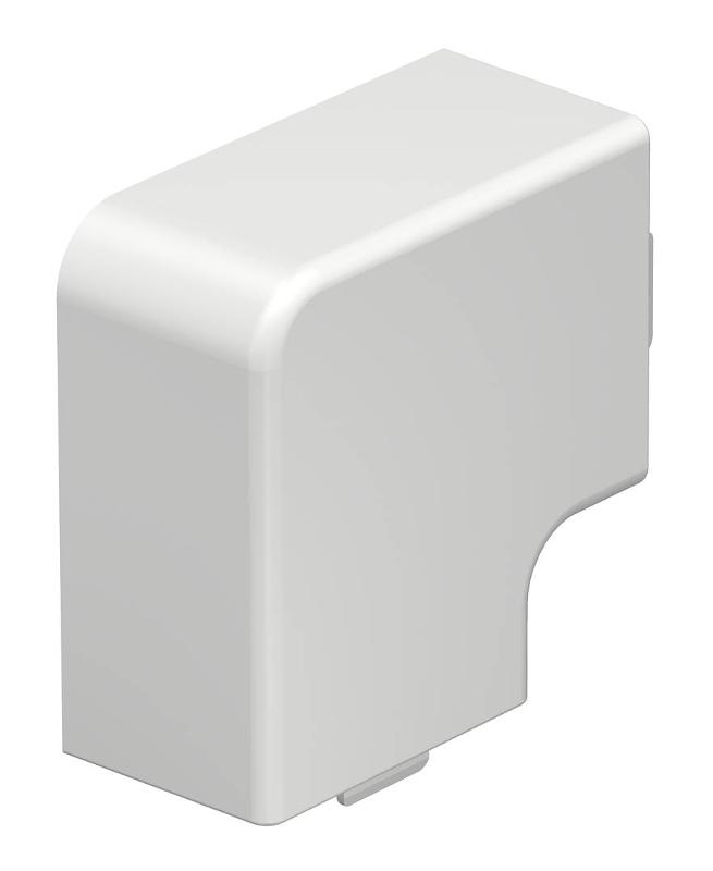 Крышка плоского угла кабельного канала WDK 30x45 мм (ПВХ,белый) (WDK HF30045RW)