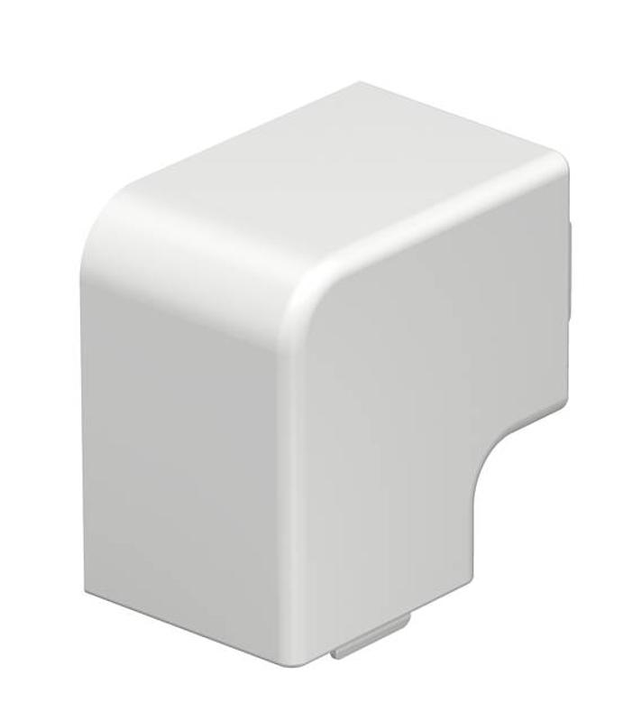 Крышка плоского угла кабельного канала WDK 40x40 мм (ПВХ,белый) (WDK HF40040RW)