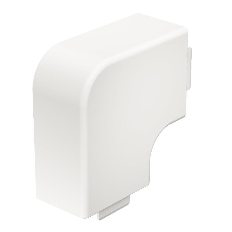 Крышка плоского угла кабельного канала WDK 40x60 мм (ПВХ,белый) (WDK HF40060RW)