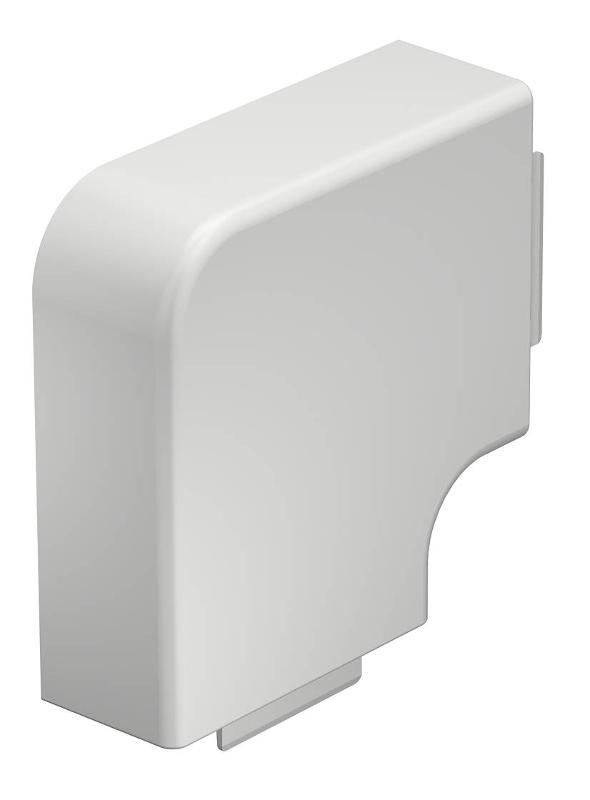 Крышка плоского угла кабельного канала WDK 40x90 мм (ПВХ,белый) (WDK HF40090RW)