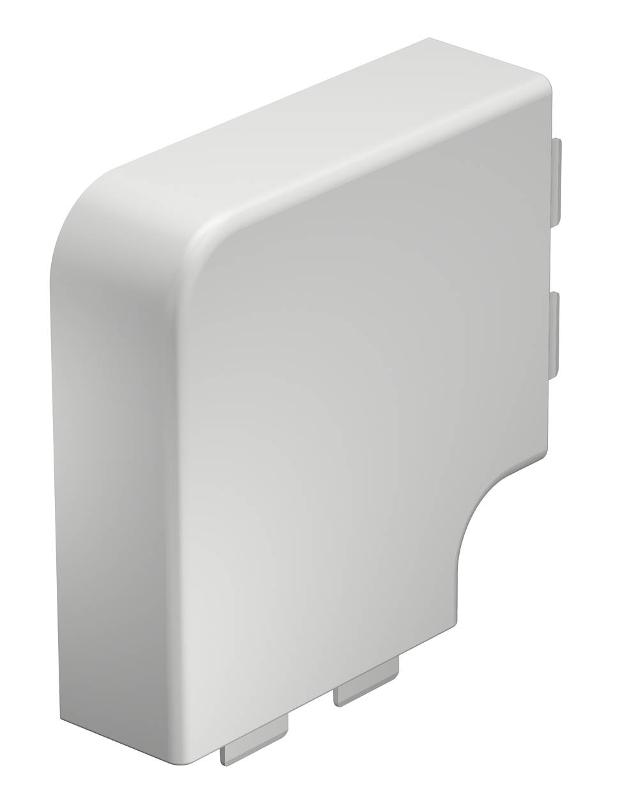 Крышка плоского угла кабельного канала WDK 40x110 мм (ПВХ,белый) (WDK HF40110RW)