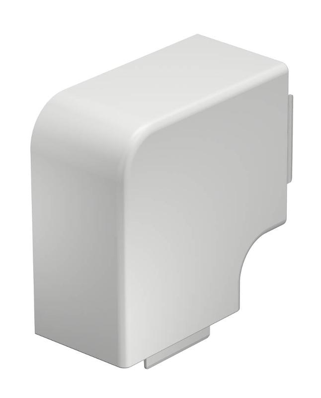 Крышка плоского угла кабельного канала WDK 60x90 мм (ПВХ,белый) (WDK HF60090RW)