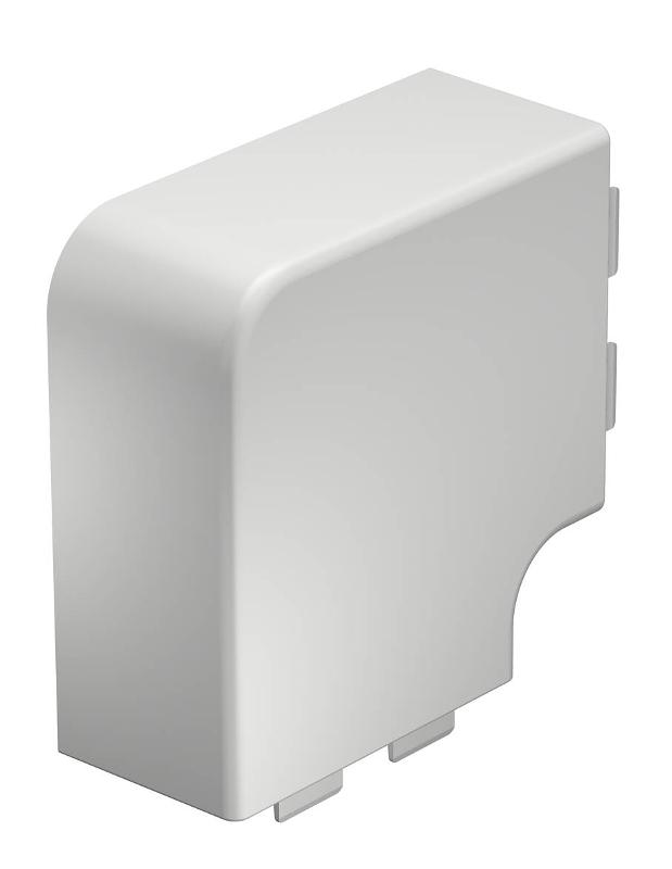 Крышка плоского угла кабельного канала WDK 60x110 мм (ПВХ,белый) (WDK HF60110RW)