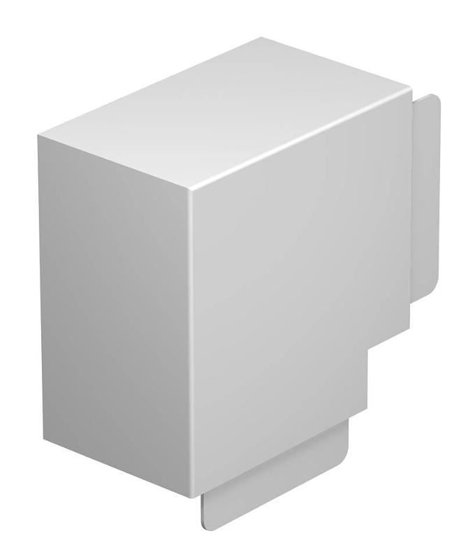 Крышка плоского угла кабельного канала WDK 100x130 мм (ПВХ,белый) (WDK HF100130RW)