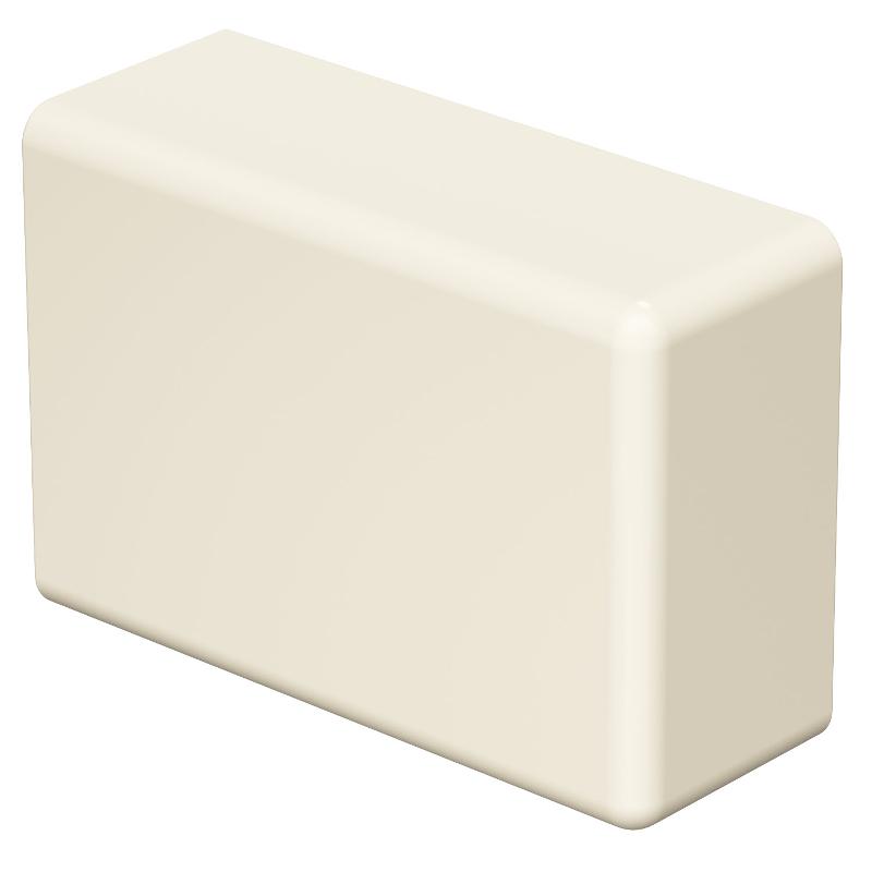 Торцевая заглушка кабельного канала WDK 13x25x40 мм (ABS-пластик,белый) (WDK HE13025PW)