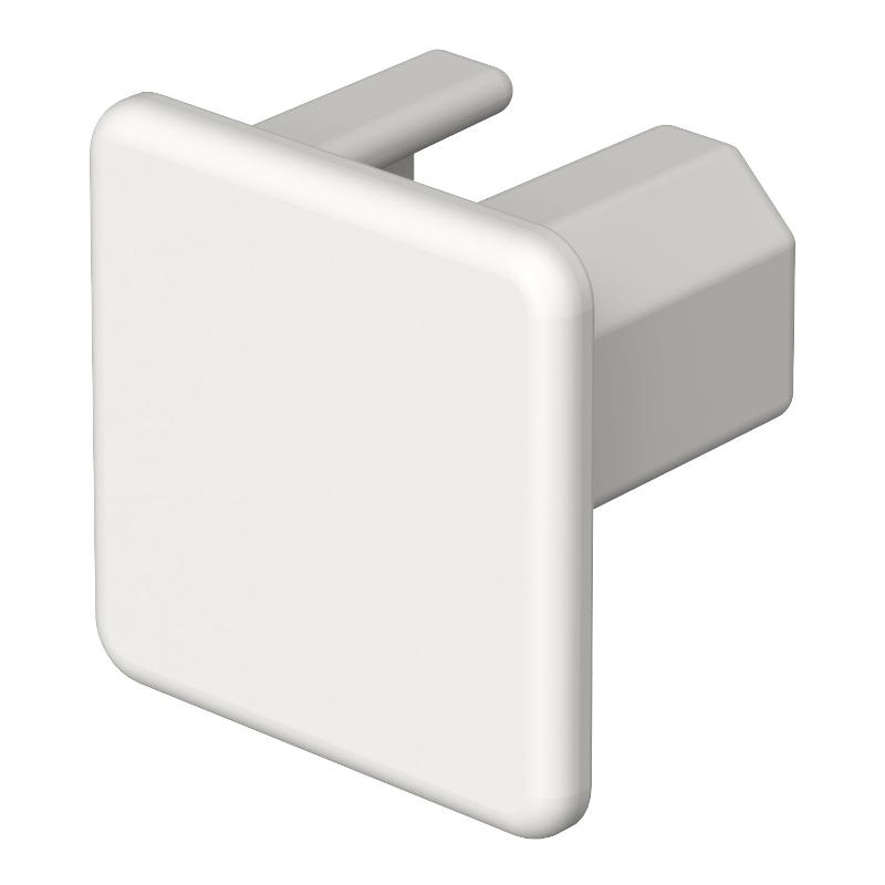 Торцевая заглушка кабельного канала WDK 20x20 мм (ПВХ,белый) (WDK HE20020RW)