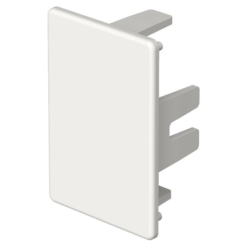 Торцевая заглушка кабельного канала WDK 30x45 мм (ПВХ,белый) (WDK HE30045RW)