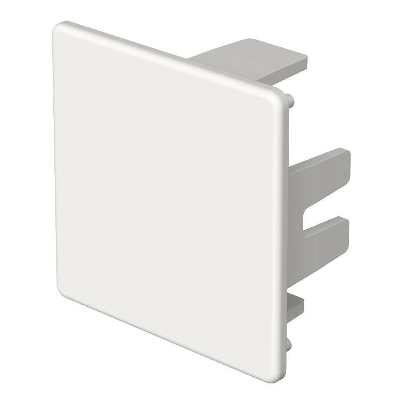 Торцевая заглушка кабельного канала WDK 40x40 мм (ПВХ,белый) (WDK HE40040RW)