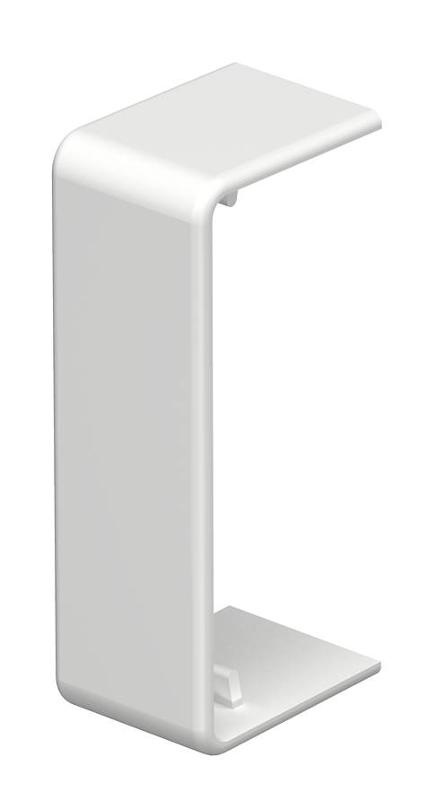 Стыковая накладка кабельного канала WDK 15x40 мм (ПВХ,белый) (WDK HS15040RW)