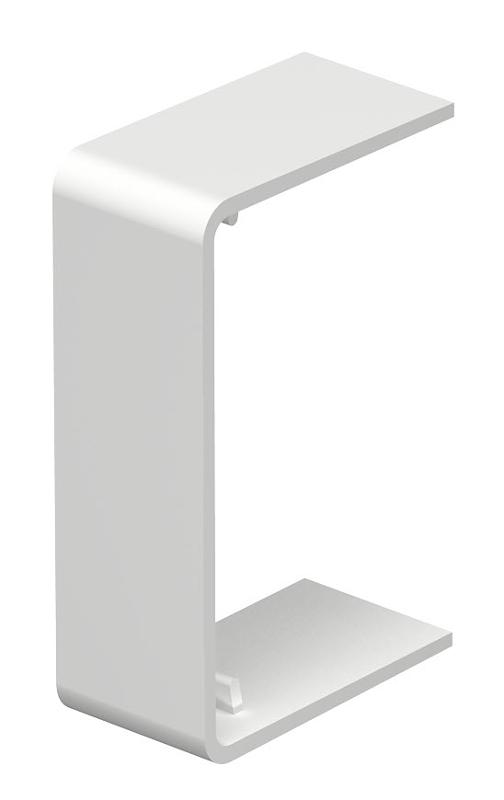Стыковая накладка кабельного канала WDK 40x110 мм (ПВХ,белый) (WDK HS40110RW)