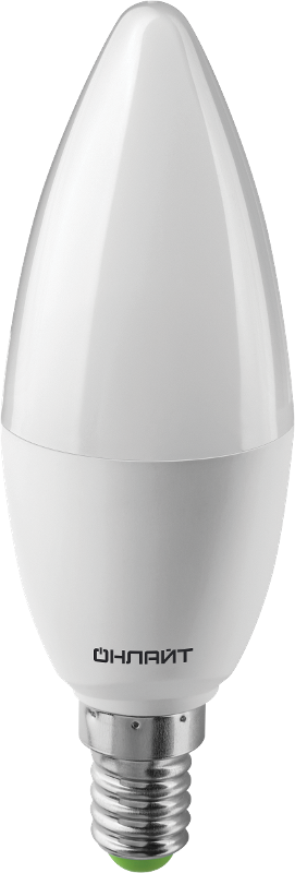Лампа светодиодная OLL-C37-10-230-6.5K-E14-FR