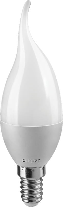 Лампа светодиодная OLL-FC37-10-230-6.5K-E14-FR