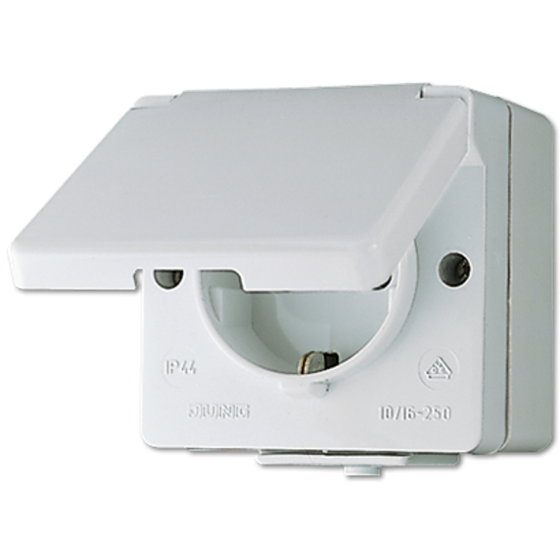 Штепсельная розетка SCHUKO для накладного монтажа 16A 250V ~ IP44