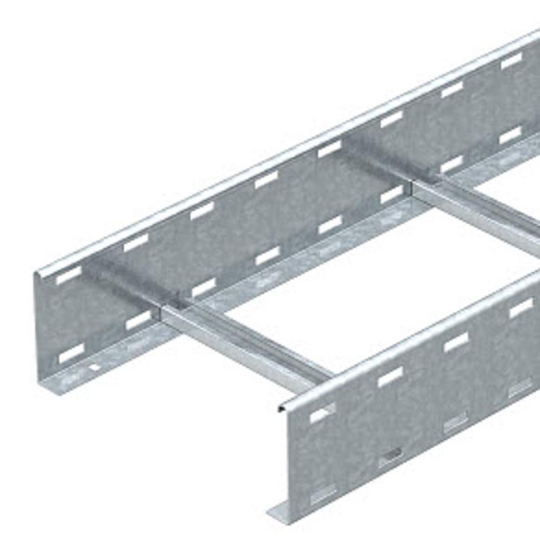 Кабельный лестничный лоток 110x400x6000 (LG 114 VS 6 FS)