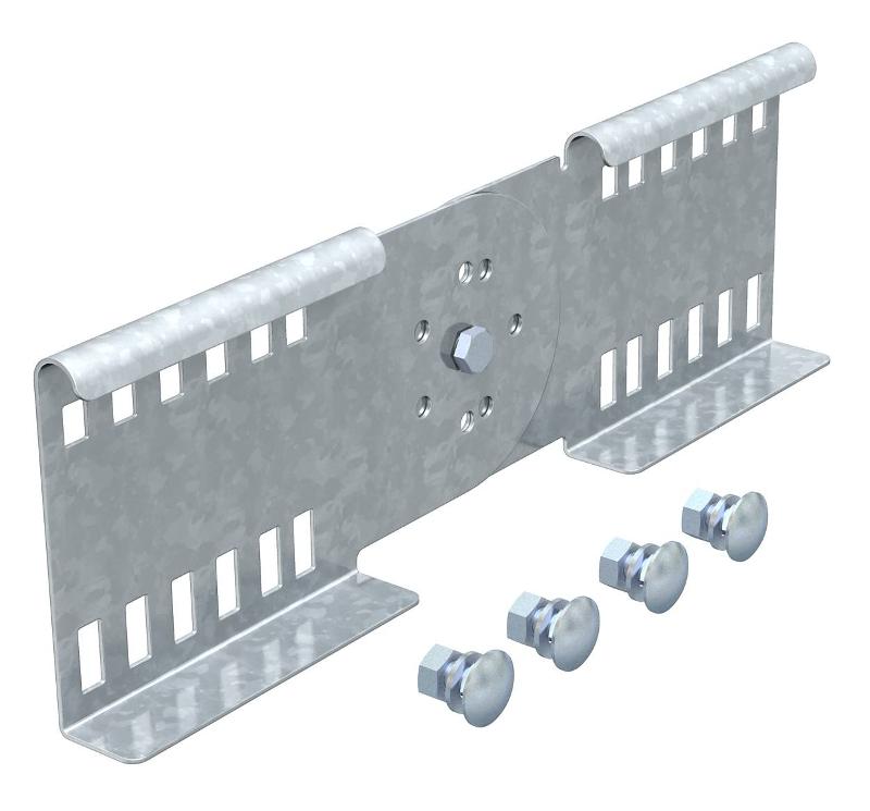 Соединитель кабельного лестничного лотка шарнирный 114x360 (LGVG 110 FS)
