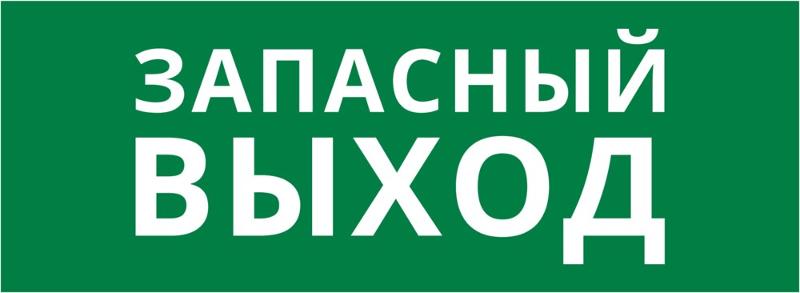Пиктограмма ДСО-101-IP20 "Запасный выход"
