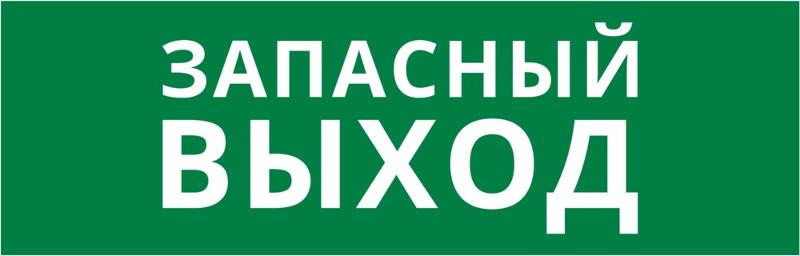 Пиктограмма ДСО-101-IP65-Н "Запасный выход"