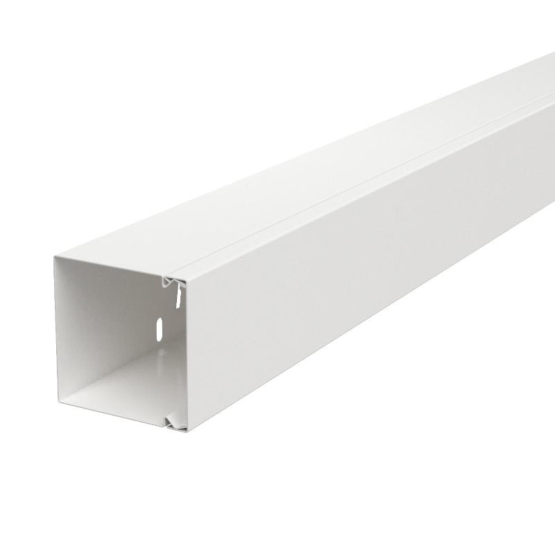 Металлический кабельный канал LKM 80x80x2000 мм (сталь,белый) (LKM80080RW)