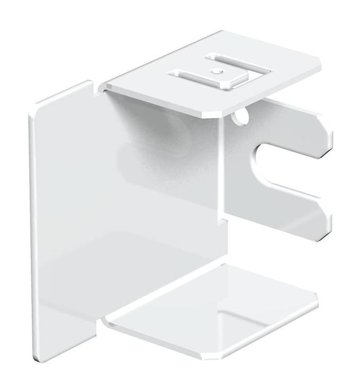 Заглушка кабельного канала LKM 40x40 мм (сталь,белый) (LKM E40040RW)