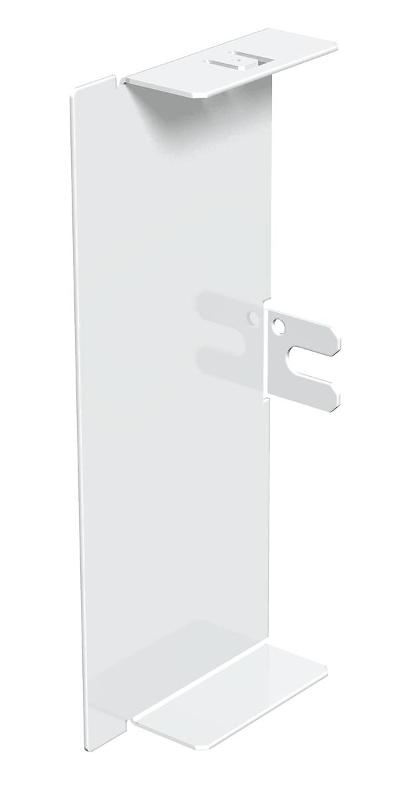 Заглушка кабельного канала LKM 60x150 мм (сталь,белый) (LKM E60150RW)