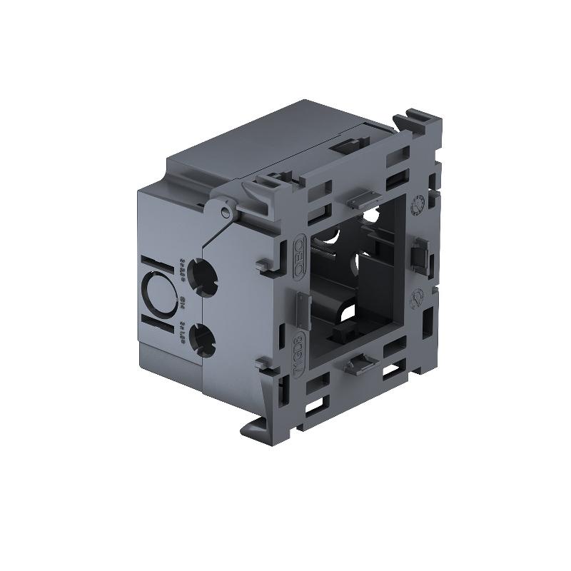 Монтажная коробка одинарная Modul45 71GD8-2 71x76x51 мм (полиамид,серый) (71GD8-2)