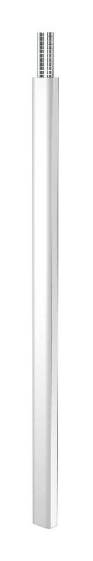Электромонтажная колонна 2,3-3,8 м 2-х сторонняя Modul45 80x130x2300 мм (алюминий,белый) (ISSDM45FRW)