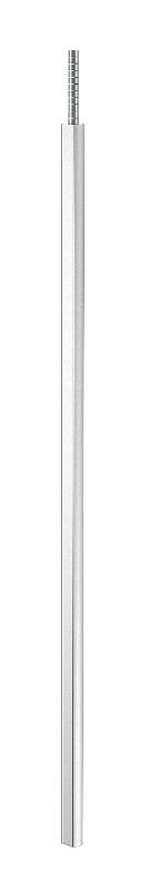 Электромонтажная колонна 2,3-3,8 м 1-сторонняя Modul45 70x2300 мм (алюминий) (ISSRM45FEL)