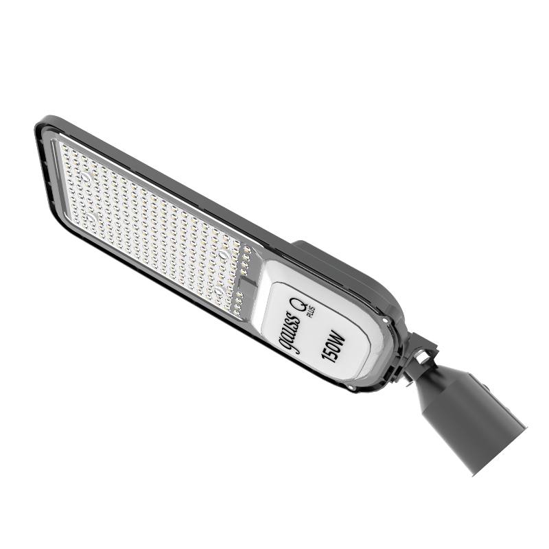 Светильник светодиодный консольный уличный Qplus 150W 18000lm 5000K 120-260V IP65 535*260*64мм черный КСС "Ш" LED 1/2