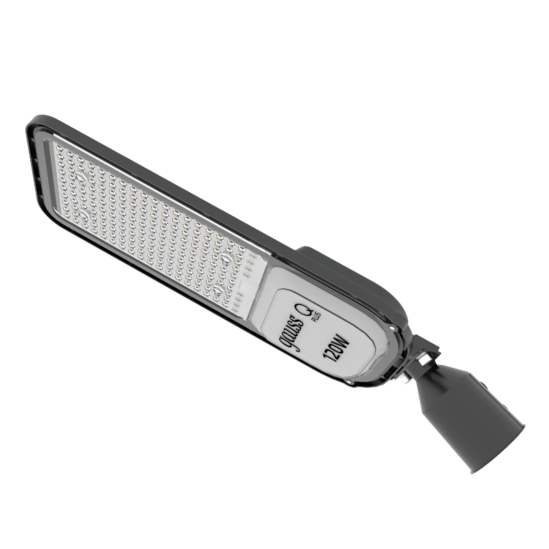 Светильник светодиодный консольный уличный Qplus 120W 14400lm 5000K 120-260V IP65 535*260*64мм черный КСС "Ш" LED 1/2