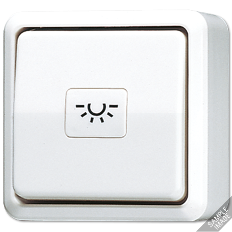 Кнопка 10A 250V ~  для накладного монтажа