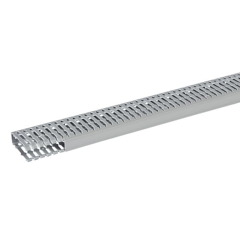 Кабель-канал (крышка + основание) Transcab - 25x80 мм - серый RAL 7030