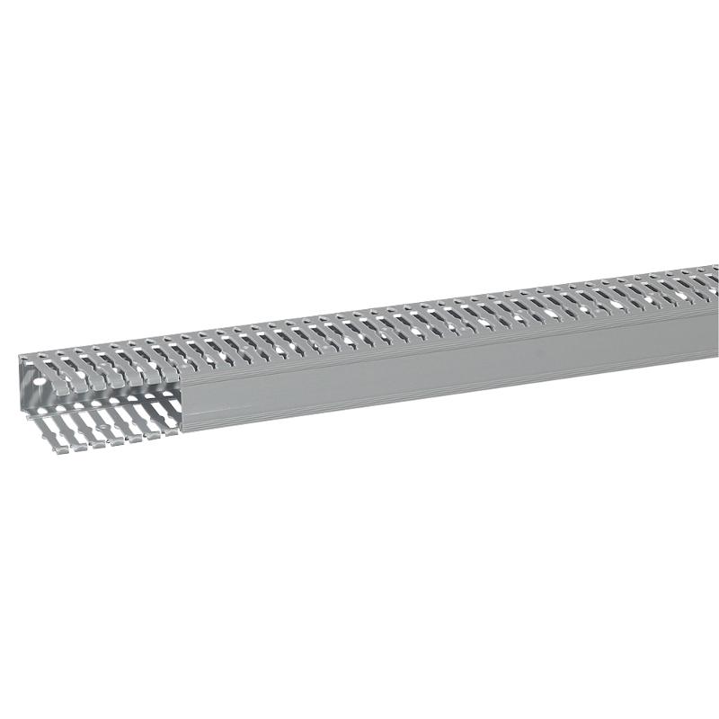 Кабель-канал (крышка + основание) Transcab - 40x80 мм - серый RAL 7030