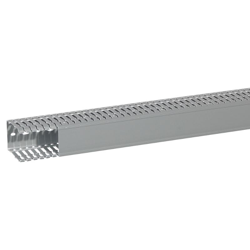 Кабель-канал (крышка + основание) Transcab - 60x80 мм - серый RAL 7030