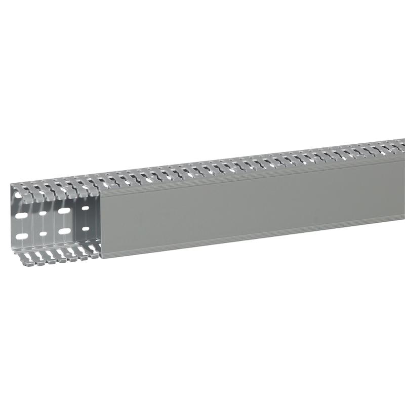 Кабель-канал (крышка + основание) Transcab - 80x60 мм - серый RAL 7030