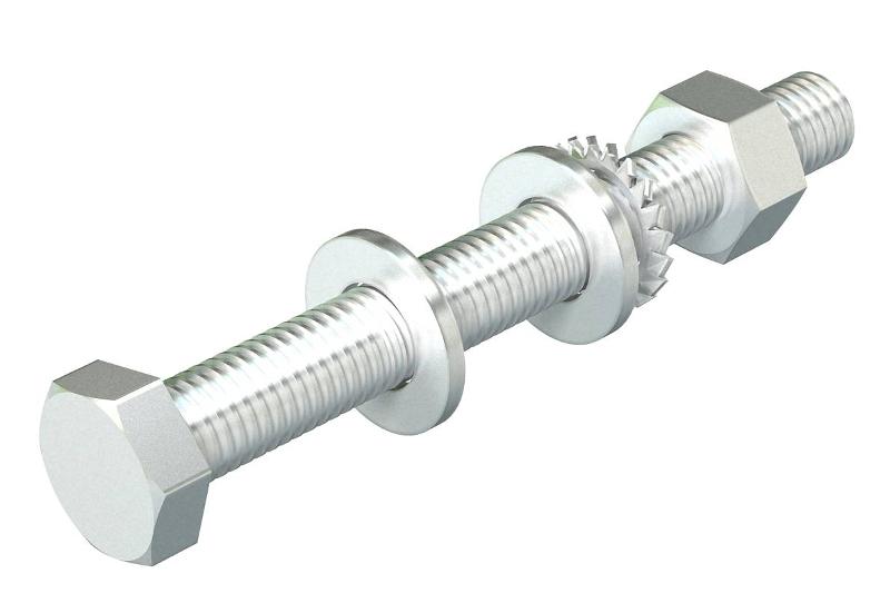 Комплект Болт+Шайба+Гайка M10x80 (SKS 10x80 A4)
