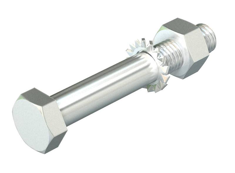 Комплект Болт+Шайба+Гайка M12x80 (SKS 12x80 A2)