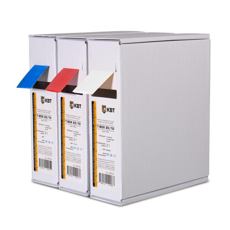 Термоусаживаемя трубка в евро-боксеT-BOX 4/2 белый (10м)
