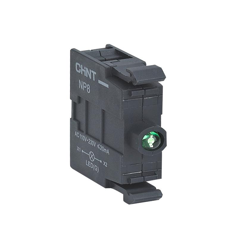 Светодиодный элемент для NP8, AC 110-230В, зелёный (R)