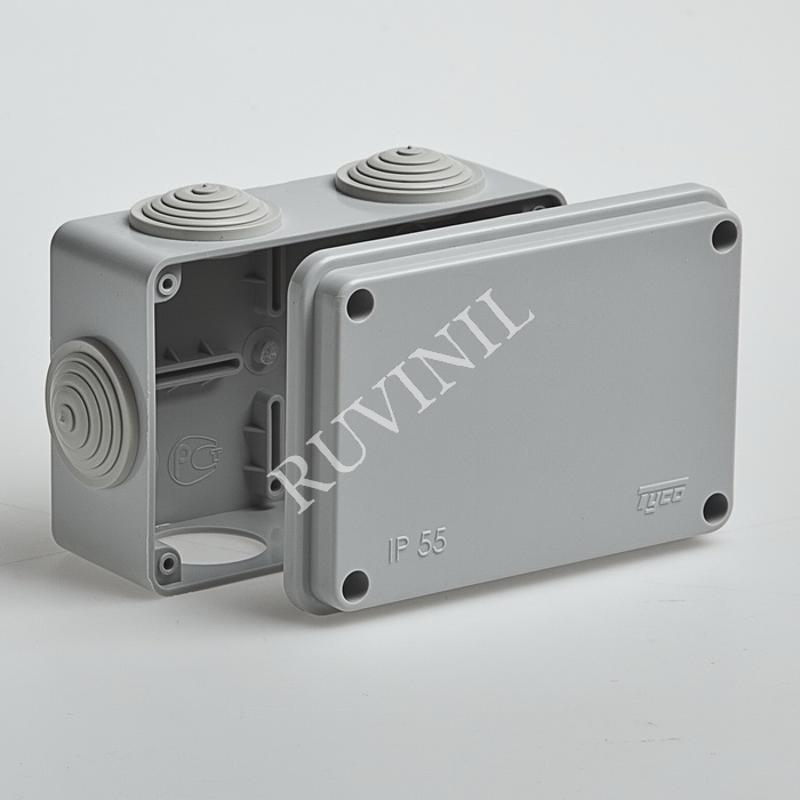 Коробка распределительная для о/п 120х80х50 6 вводов IP55