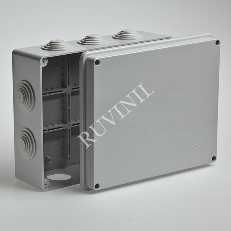 Коробка распределительная для о/п 240х195х90мм 10вводов IP55