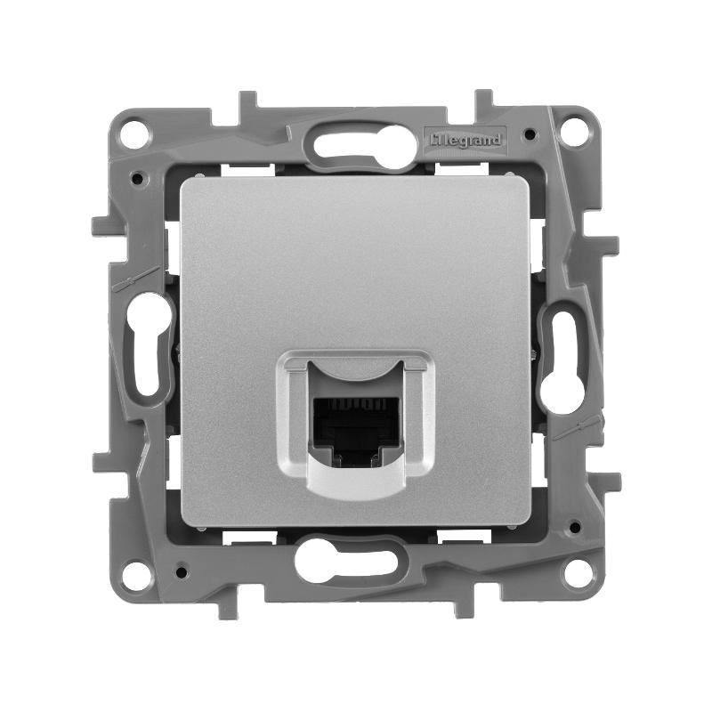 Etika Алюминий Розетка компьютерная RJ45, категория 5е UTP