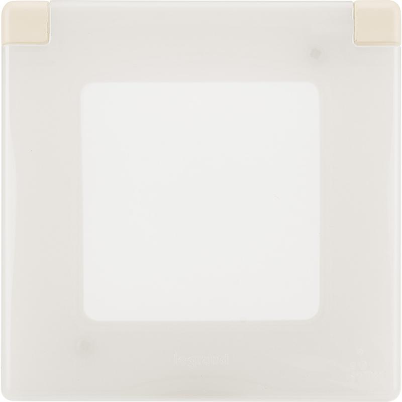 Inspiria Слоновая кость Рамка с защитной крышкой IP44