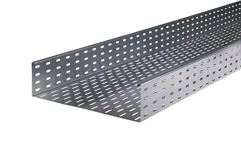 Лоток кабельный перфорированный LKS 140 FS RU, 110x400x3000 мм, 0,9 мм(LKS 140 FS RU)