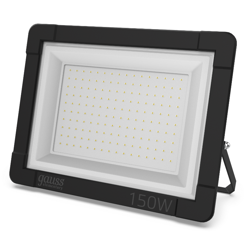Прожектор светодиодный Elementary 150W 12800lm 6500К 200-240V IP65 черный LED 1/4