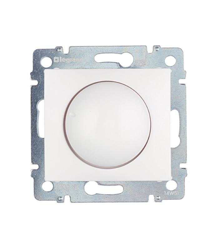 VALENA DIY Светорегулятор поворотно-нажимной LED 400Вт белый