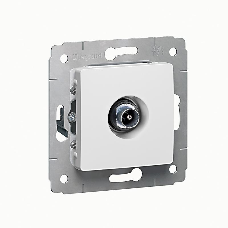 Cariva DIY Розетка TV простая звезда, бел.