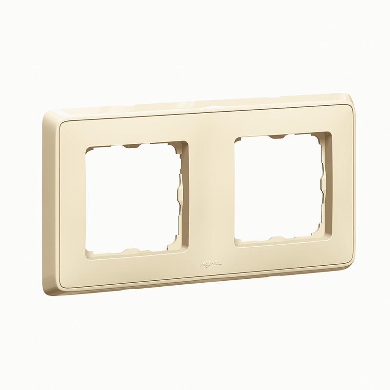 Cariva DIY Рамка 2 поста слоновая кость