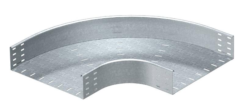 Угловая секция 90° 110x400 (RB 90 140 FS)