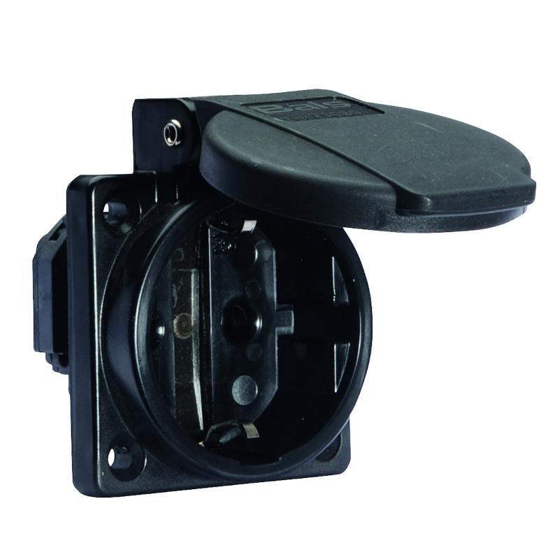 Розетка встраиваемая Schuko 16A 3p 250V IP54 черные 71097 I 71097-Bals I Bals