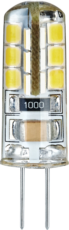 Лампа светодиодная LED 2,5Вт G4 230В 3000К NLL-S-G4-2.5-230-3K капсульная прозрачная